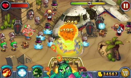 植物横扫僵尸_一笑下载站